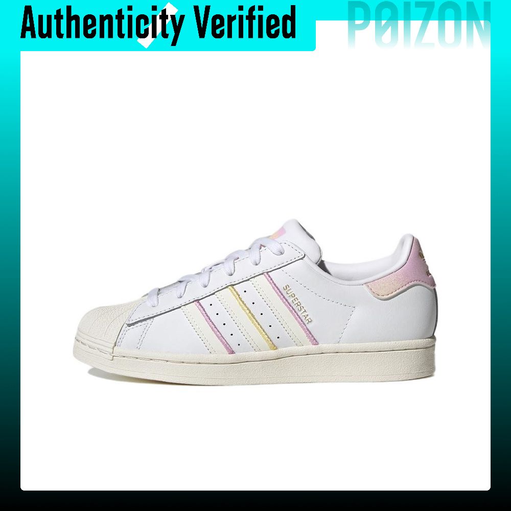 Adidas Shoes Superstar - Adidas Originals SUPERSTAR Kadın Bileksiz Beyaz/Lazer