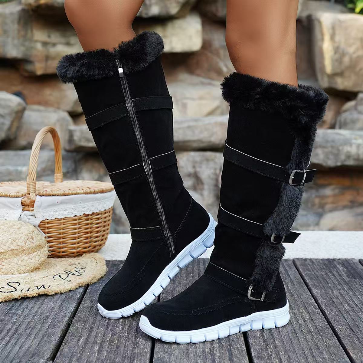 Espadrille Slip On - Kadın diz üstü çizmeler 2025 yeni