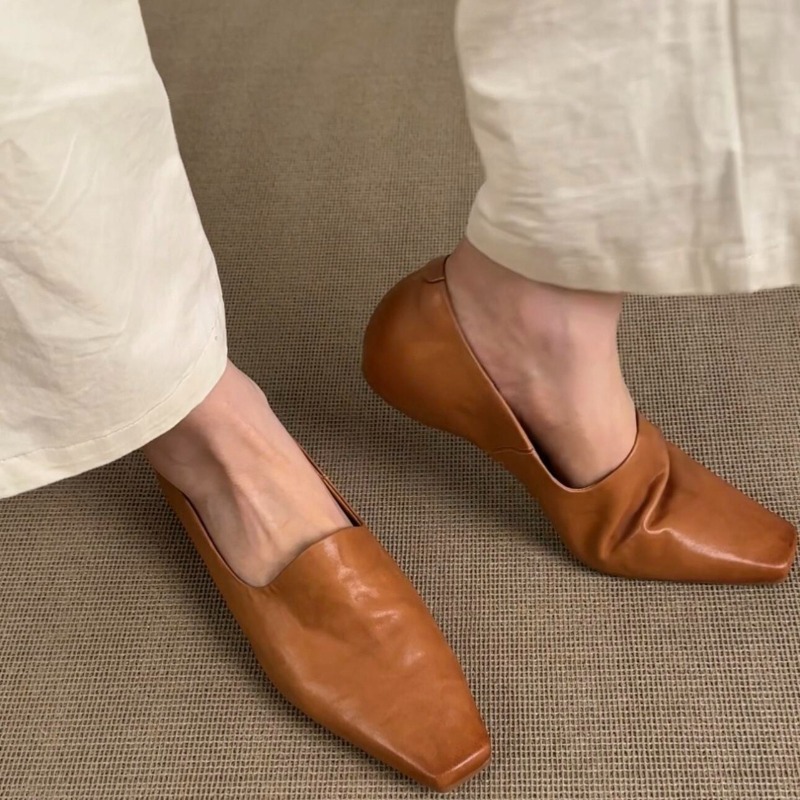 Espadrille Slip On - Retro Düz Loafer'lar Kadın Slip-on İngiliz