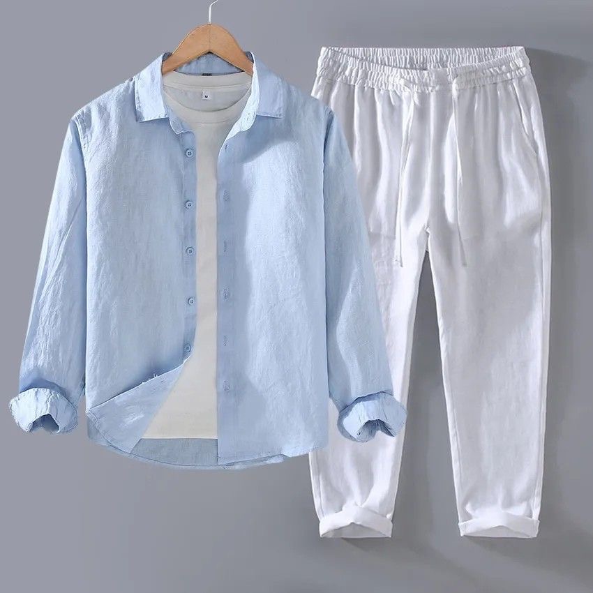 Yüksek Kaliteli Saf Keten Pamu - Linen Shirt Breathable incelemesi ve fiyatı