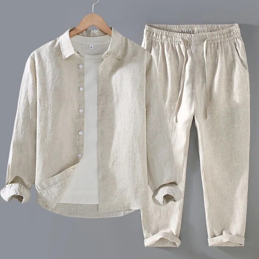 Yüksek Kaliteli Saf Keten Pamu - Linen Shirt Breathable incelemesi ve fiyatı