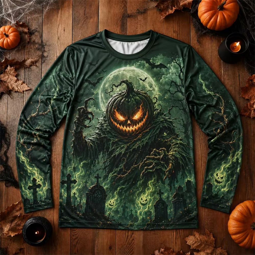 Cadılar Bayramı 3D Baskılı Kor - Tee Graphic Print incelemesi ve fiyatı