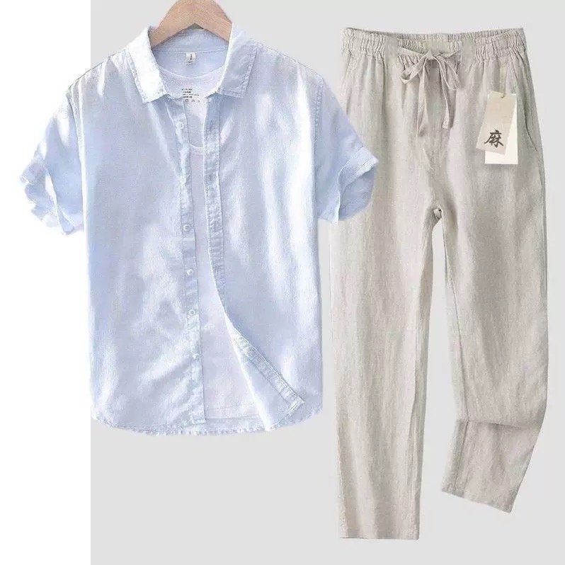 Erkek Pamuklu Keten Uzun Kollu - Linen Shirt Breathable incelemesi ve fiyatı
