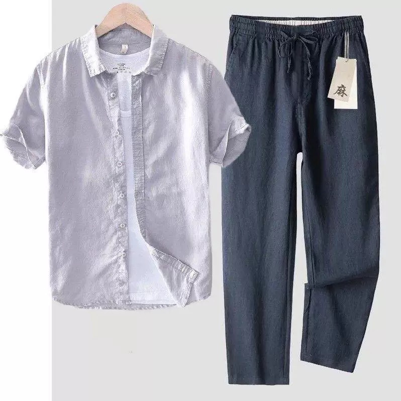Erkek Pamuklu Keten Uzun Kollu - Linen Shirt Breathable incelemesi ve fiyatı