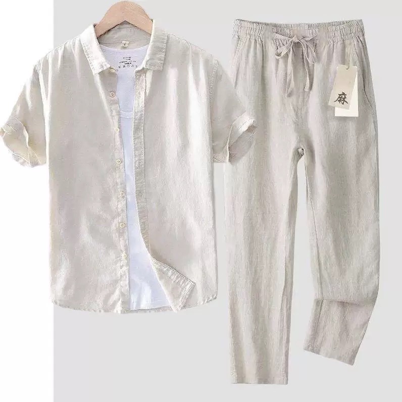 Erkek Pamuklu Keten Uzun Kollu - Linen Shirt Breathable incelemesi ve fiyatı