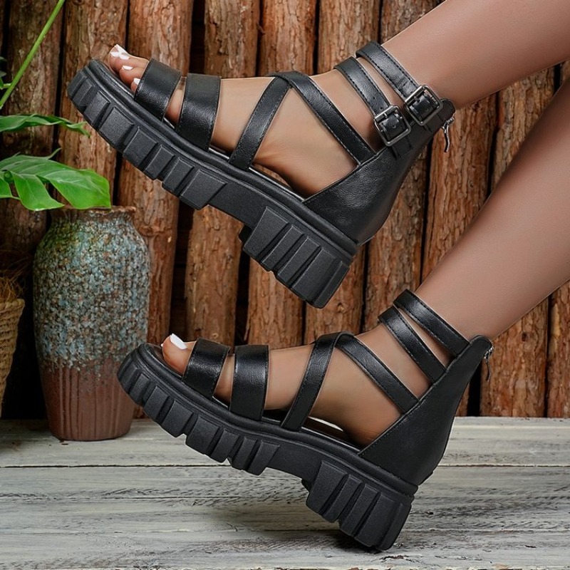 Roma Tarzı Oyuk Kalın Topuklu  - Espadrille Slip On incelemesi ve fiyatı