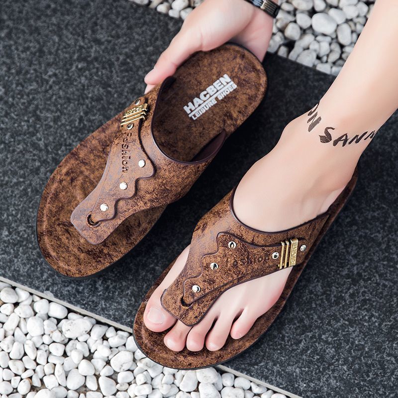 2026 Yeni Erkek Parmak Arası T - Flip Flop Leather Men incelemesi ve fiyatı