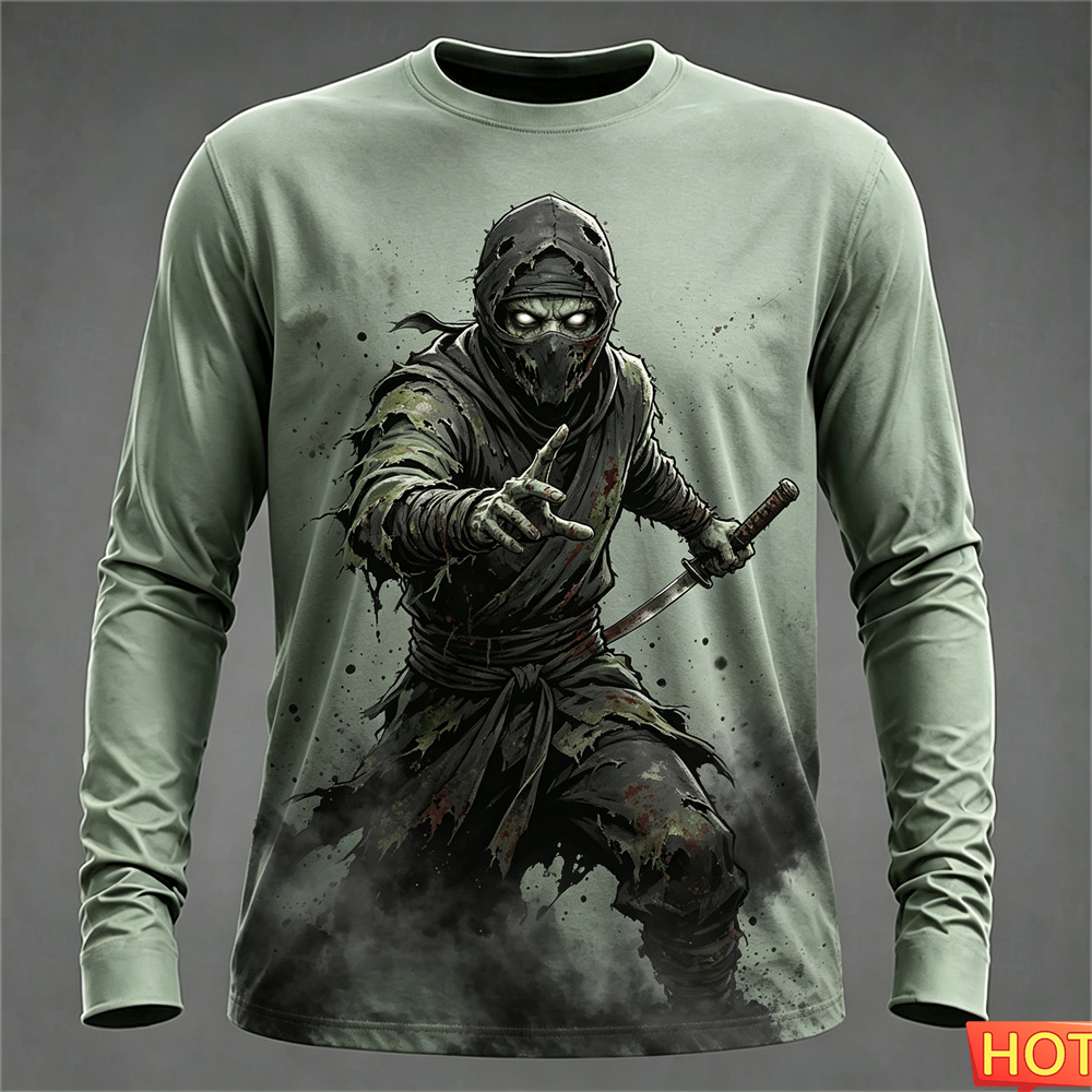 Sonbahar kış Erkek Uzun kollu  - Tee Graphic Print incelemesi ve fiyatı